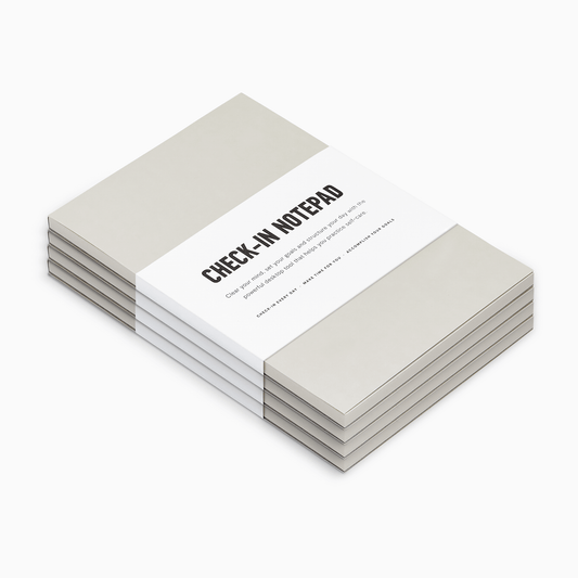 Check-In Notepad 4-Pack